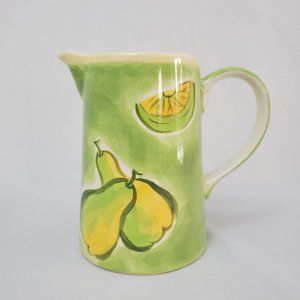 April Cornell 20 Ounce Pitcher Lemons & Pears 2002